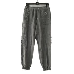 Blank NYC High Rise Linen Cargo Joggers Size 26 Worn Once